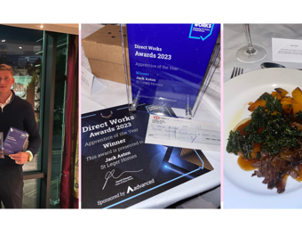 Trilogy of pictures from award night