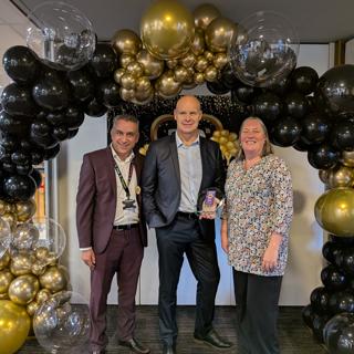 Tpas Exemplar Award - Chris Margrave, Asim Munir and Emma Gilpin