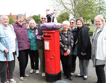 Coronation Postbox Topper